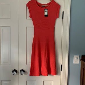 NWT Ralph Lauren Salmon lined knit dress size M